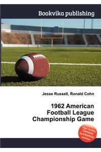 1962 American Football League Championship Game