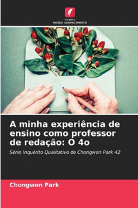 A minha experiência de ensino como professor de redação