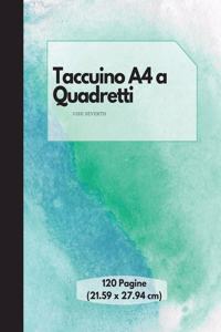 Taccuino A4 a Quadretti