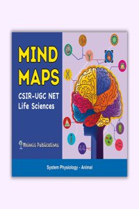 CSIR UGC NET Life Sciences Mind Maps for System Physiology - Animal | Meiosis Publications | Best Book for CSIR NET/JRF, GATE, DBT, ICMR, SET & BARC