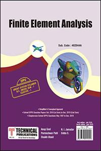 Finite Element Analysis for SPPU 15 Course (BE - I - Mech. - 402044 A)