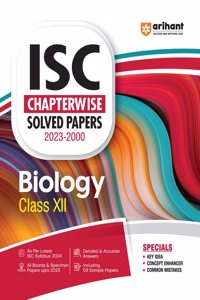 ISC Chapterwise Solved Papers 2023-2000 Biology Class 12th