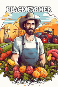 Black Farmer Coloring Book