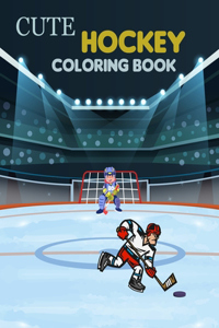 Cute Hockey Coloring Book