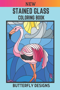 New Stained Glass Coloring Book