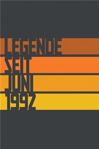 Legende seit Juni 1992