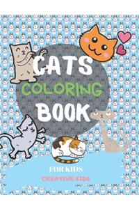 Cats Coloring Book For Kids
