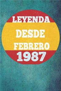 Leyenda Desde Febrero 1987