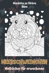 Malbücher für Erwachsene - Mandalas zu färben - Tiere - Meerschweinchen