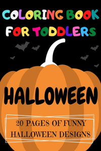 Halloween Coloring Book For Toddlers