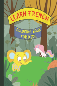 Learn French Coloring Book for Kids