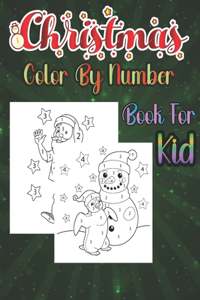 Christmas Color By Number Book For Kid