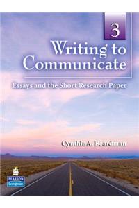 Writing to Communicate 3