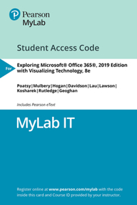 Mylab It with Pearson Etext -- Access Card -- For Exploring 2019 with Visualizing Technology 8e
