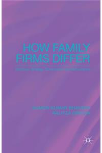 How Family Firms Differ