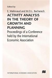 Activity Analysis in the Theory of Growth and Planning