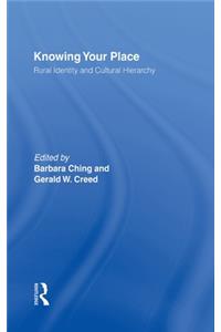 Knowing Your Place