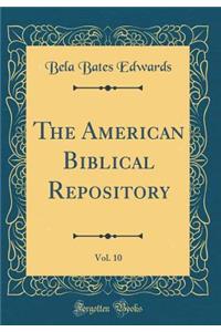 The American Biblical Repository, Vol. 10 (Classic Reprint)