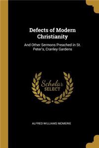 Defects of Modern Christianity