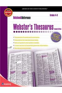 Webster's Thesaurus, Grades 4 - 8
