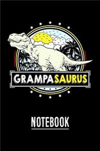 GrampaSaurus Notebook: Cute Notebook Journal or Personal Diary to Write In. Fathers Day Gifts for Grampa or Birthday Present for your Grandfather