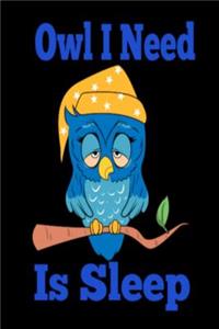 Owl I Need Is Sleep