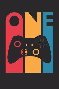 Gaming Notebook for 1 Year Old Boys and Girls - Vintage Gaming Journal - 1st Birthday Gift for Gamer Diary