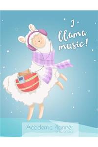 I Llama music! Academic Planner 2019-2020