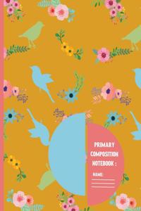 Primary composition notebook