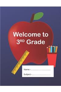 Welcome to 3rd Grade