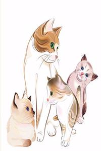Catmom with cat babys