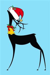 Beautiful Christmas Deer Journal