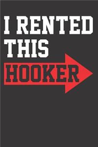 Hooker Sarcastic Adult Humor Notebook Journal