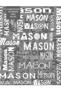 Mason Composition Notebook Wide Ruled