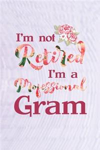 I'm Not Retired I'm a Professional Gram