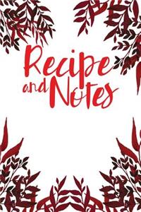 Recipe and Notes