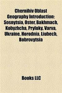 Chernihiv Oblast Geography Introduction