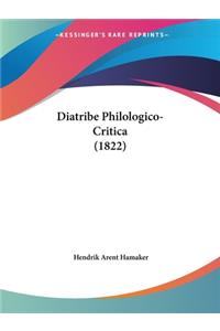 Diatribe Philologico-Critica (1822)