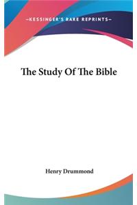 The Study of the Bible
