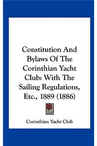 Constitution and Bylaws of the Corinthian Yacht Club