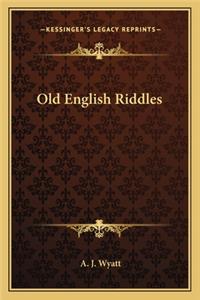 Old English Riddles