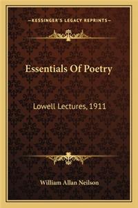 Essentials Of Poetry