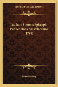 Laudatio Simonis Episcopii, Publice Dicta Amstelaedami (1791)