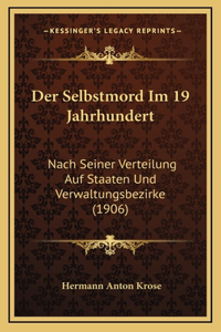 Der Selbstmord Im 19 Jahrhundert