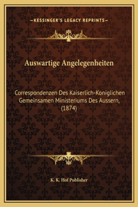 Auswartige Angelegenheiten