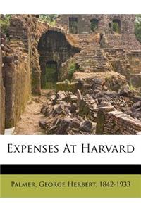 Expenses at Harvard