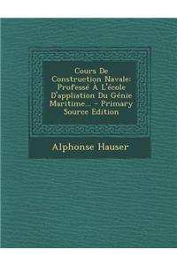 Cours de Construction Navale