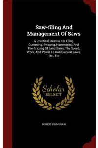 Saw-filing And Management Of Saws