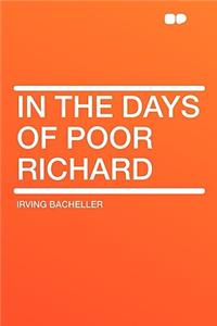 In the Days of Poor Richard