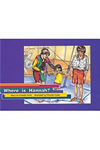 Rigby PM Platinum Collection: Individual Student Edition Red (Levels 3-5) Where Is Hannah?